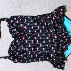 Size large retro Cherry style bathing suits